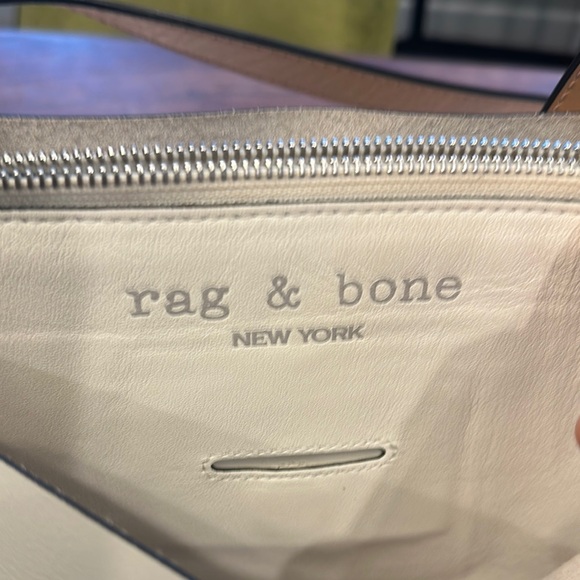 Rag & Bone elegant Gray and White Tote Bag - Picture 2 of 8